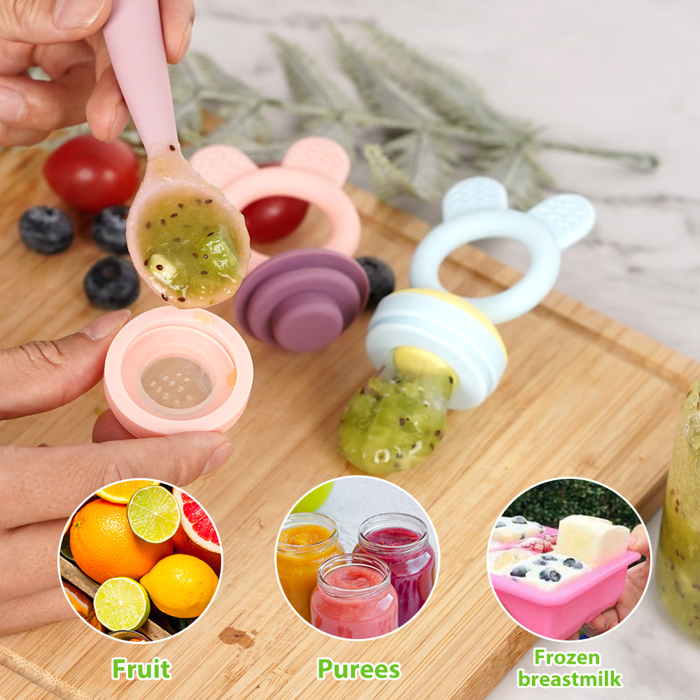 FruitNibble™ Mangeoire en silicone – pépitesbébé