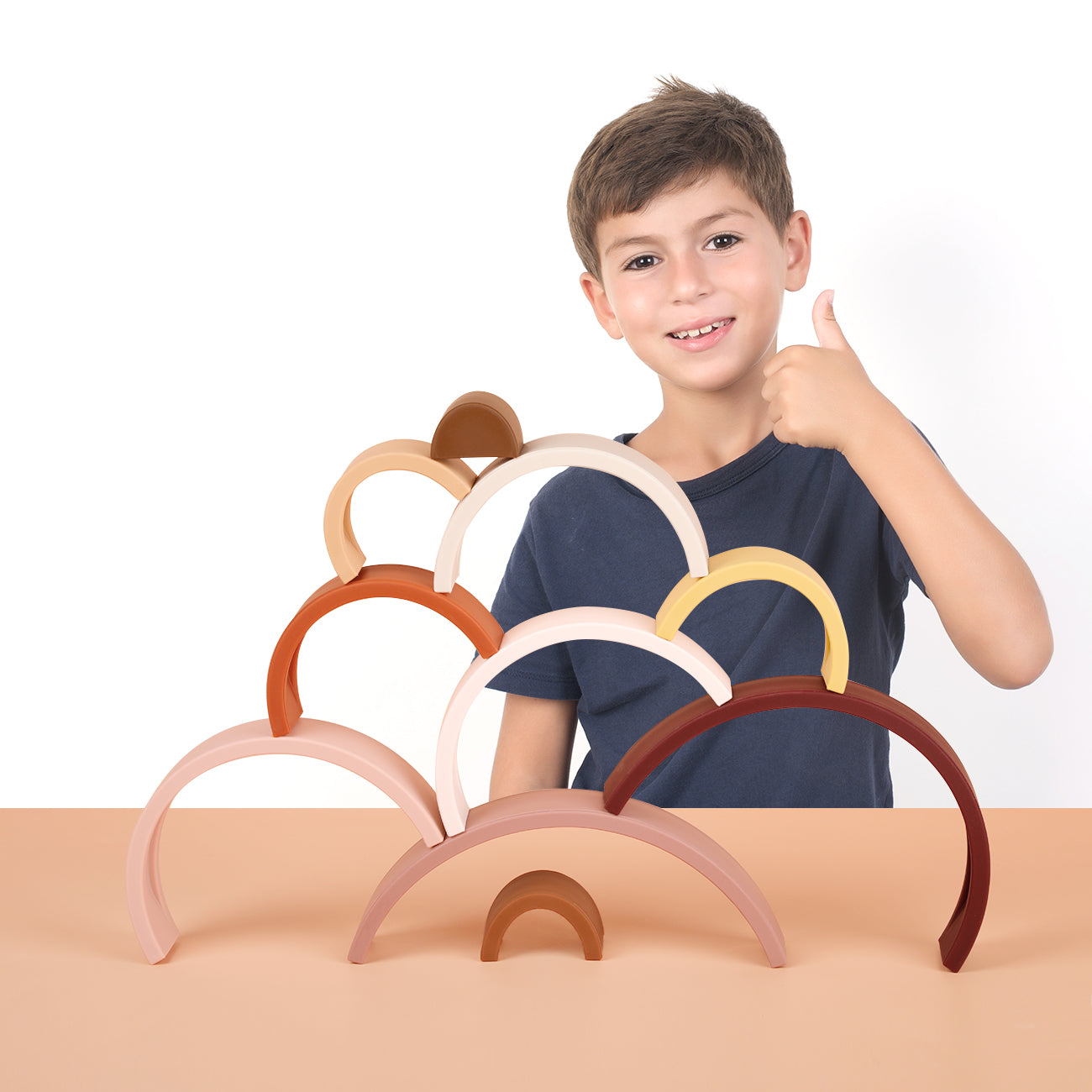 Silicone Arch Stacker Toy Set