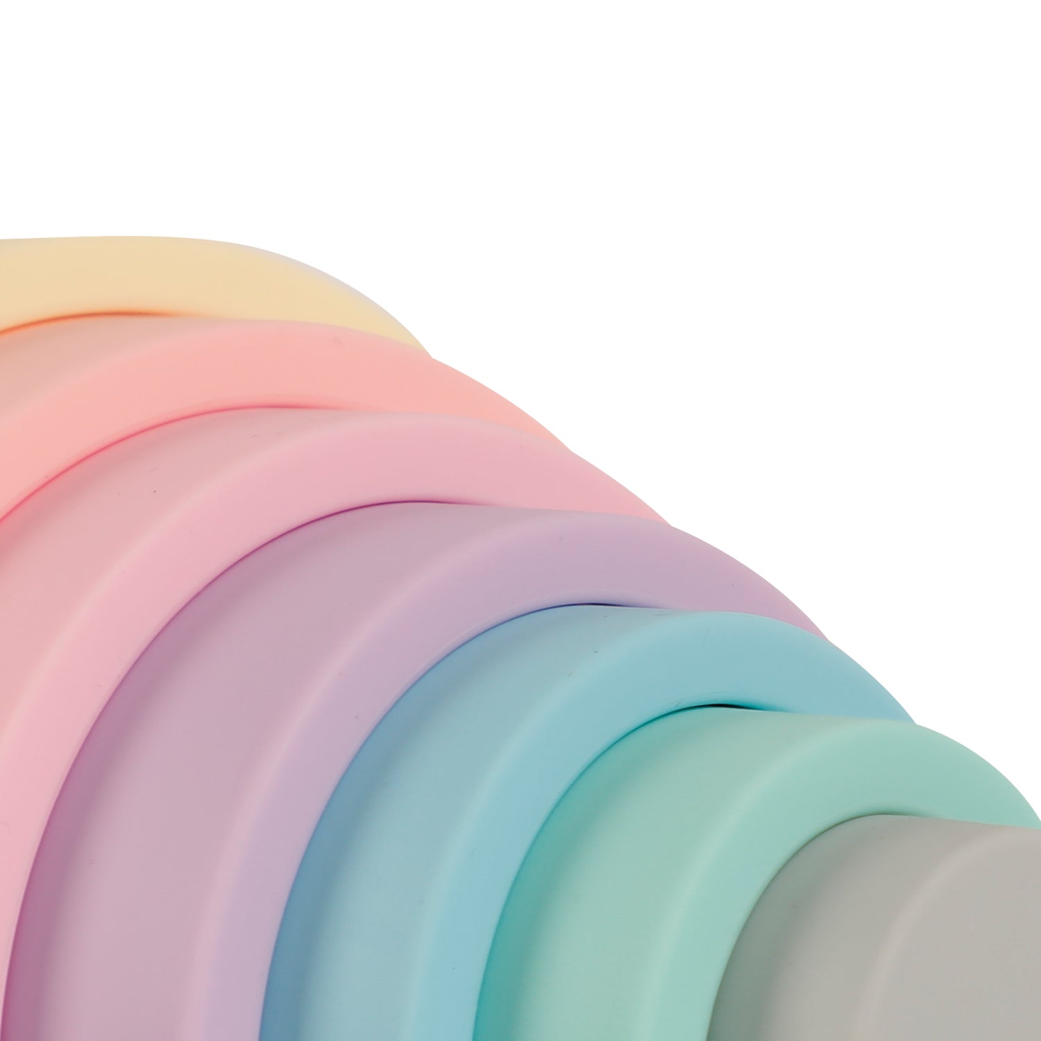 Silicone Stacking Rainbow Toy