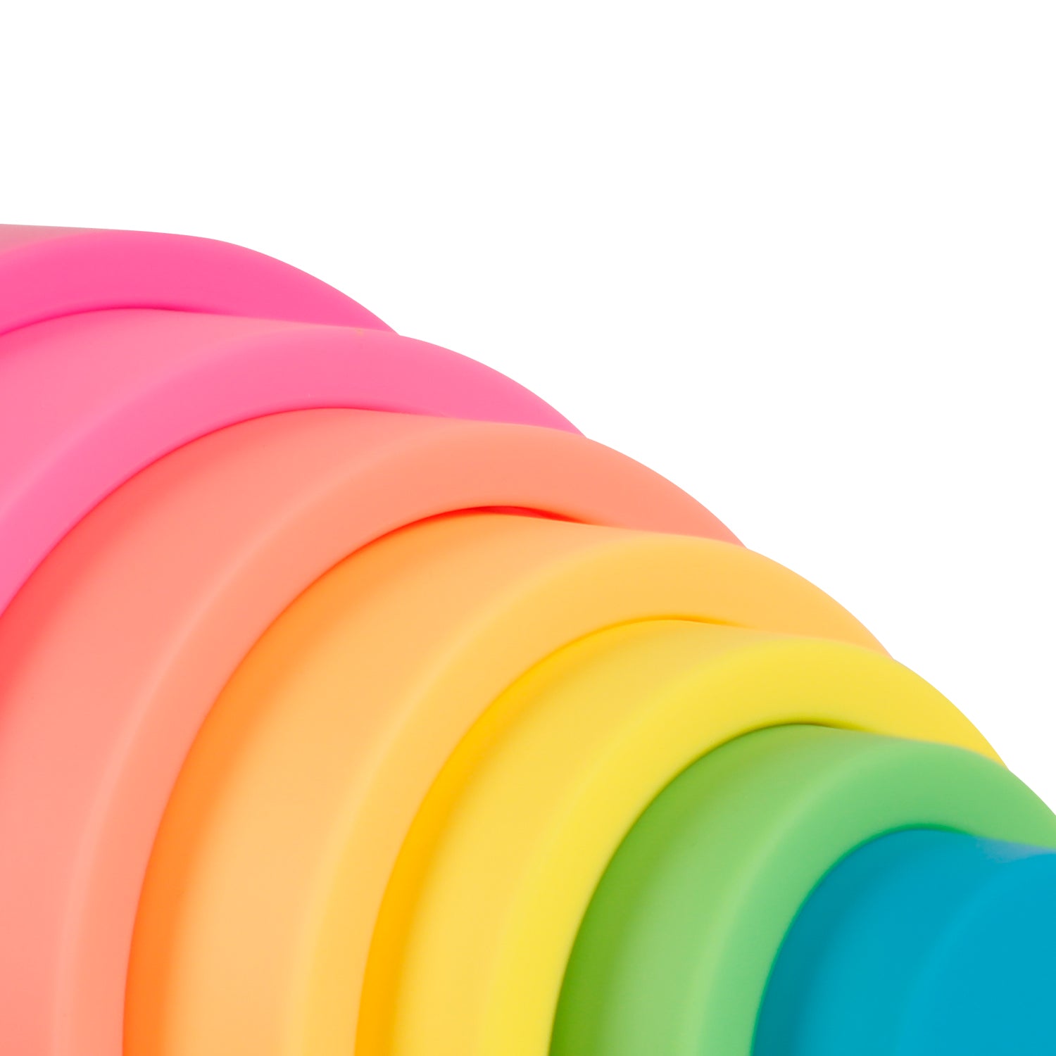 Silicone Stacking Rainbow Toy